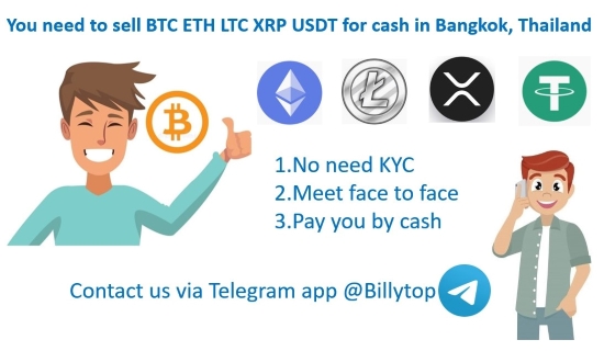 Exchange USDT for cash in Bangkok Thailand