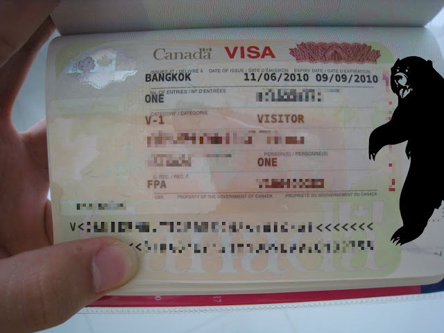 Canada visa ի᤹Ҵ իΌ (visitor Visa)